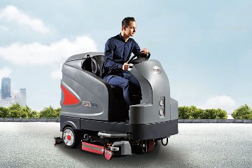 天津高美大型驾驶式洗地机-大规模替代人工清洁成本